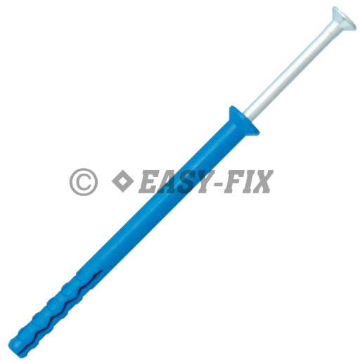 Diblu cap înecat cu şurub cui Tip Z -  8 x140 Nylon Blue (50 buc)