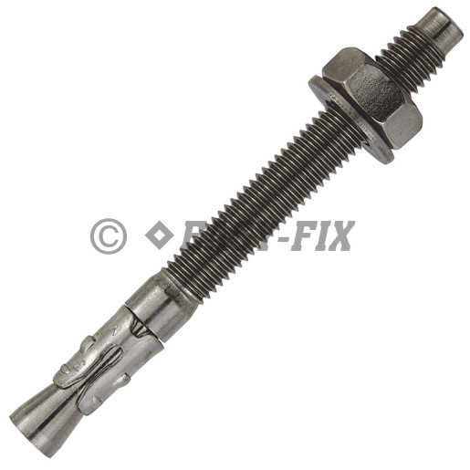 Ancoră cu cep cilindric + clemă -M 8x120 Inox A2
