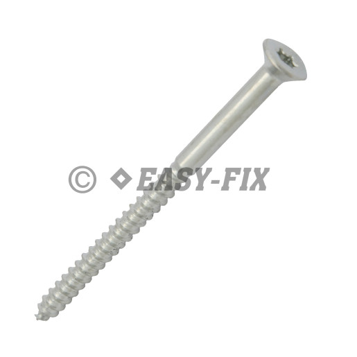 Şurub filet pt lemn cap înecat DIN 7997 Ø 5,5x125/70 TX30 ZA