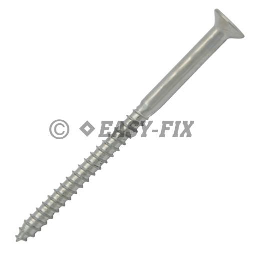 Şurub filet pt lemn cap înecat DIN 7997 Ø 5,5x125/70 TX30 ZA