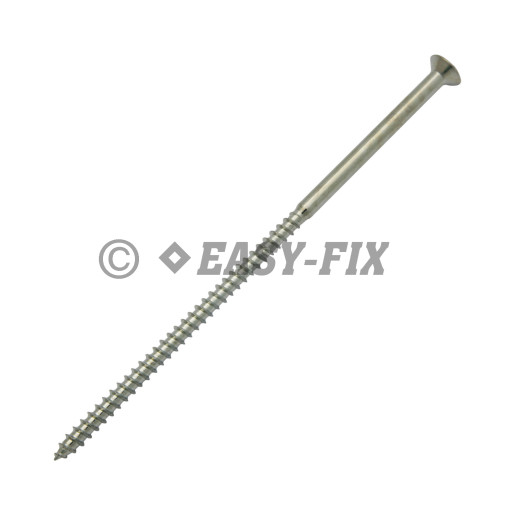 Şurub filet pt lemn cap înecat DIN 7997 Ø 7 x185/110 TX30 ZA