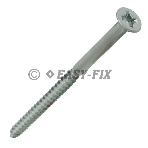 Şurub filet pt lemn cap înecat DIN 7997 Ø 5,5x125/75 PZ3 ZA