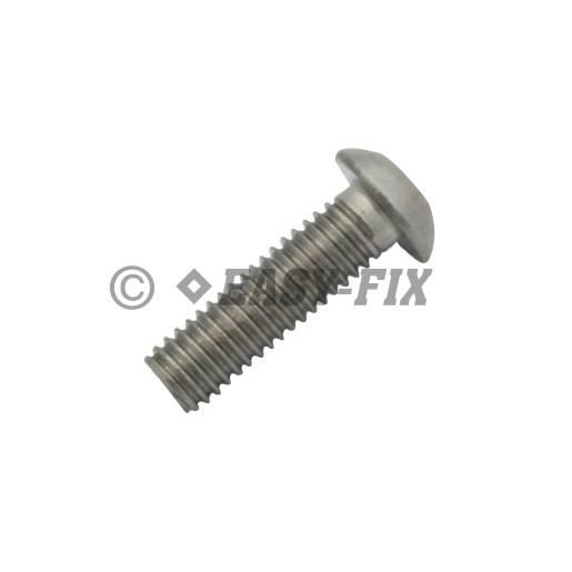 Surub cap rotund imbus  ISO 7380 M 8x 50 Inox A2 SW 5 (100 buc)