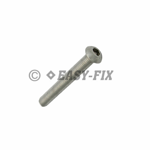 Şurub cap rotund imbus  ISO 7380 M10x 50 Inox A2 SW 6 (50 buc)
