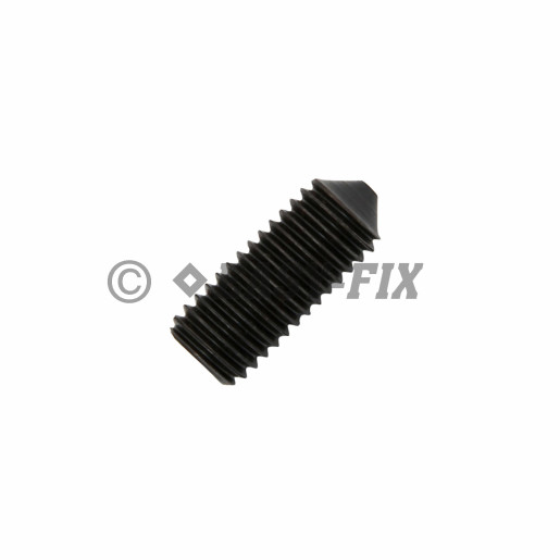 Ştift filetat cu vârf conic DIN 914 M 3x 8 Oţel  45H (100 buc)