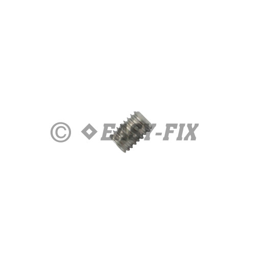 Ştift filetat cu vârf plat DIN 913 M 4x 6 Inox A2 (100 buc)