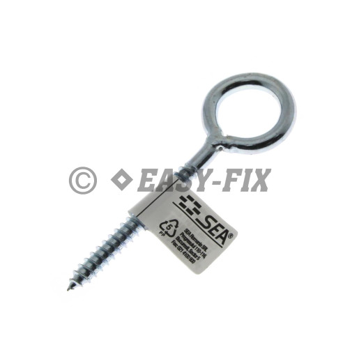 Cârlig cu ochi sudat tip B Ø22 -  8x107mm - ZA