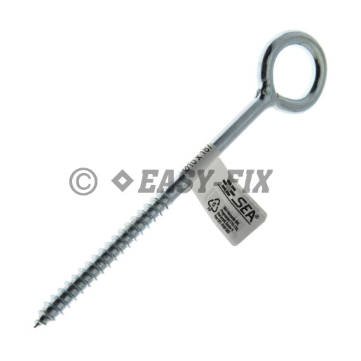 Cârlig cu ochi sudat tip B Ø24 - 10x187mm - ZA
