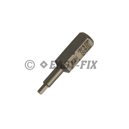Cap BIT KSV 25mm Hexagon  2mm
