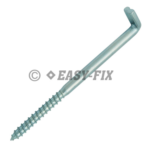 Agăţător cu filet pt lemn tip L crestat tip A Ø 5,7x 75mm - ZA (50 buc)