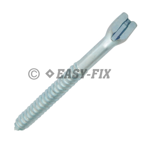 Agăţător cu filet pt lemn tip L crestat tip B Ø 5x 50mm - ZA (150 buc)