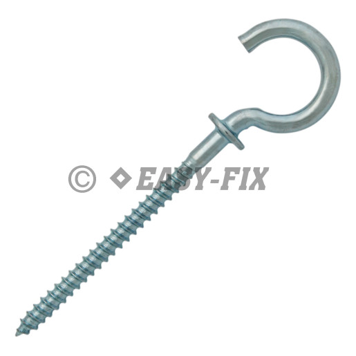 Agăţător cu guler filet pt lemn tip C - Ø4,0x100x14 ZA (100 buc)