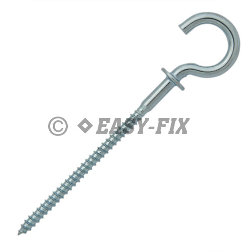Agăţător cu guler filet pt lemn tip C - Ø5,0x115x16 ZA (50 buc)