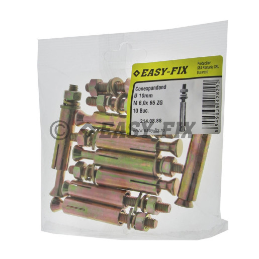 Conexpand cu cămaşă Ø10mm - M 6x 65 ZG (10 buc)