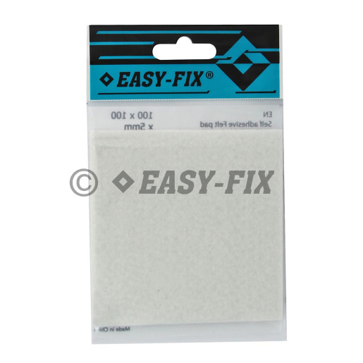 Protecţie pâslă  100x100x5mm Albă