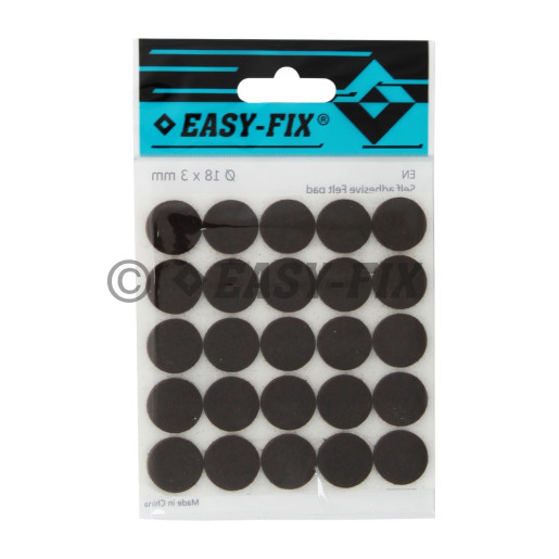 Protecţie pâslă  Ø 18x3mm Maro