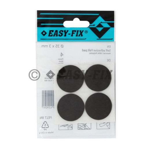 Protecţie pâslă  Ø 35x3mm Maro