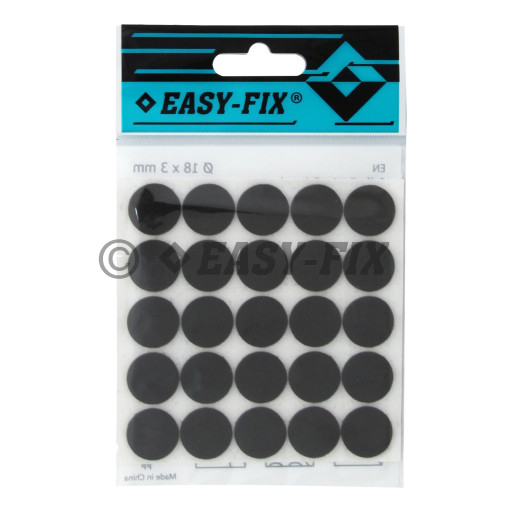 Protecţie pâslă  Ø 18x3mm Neagră