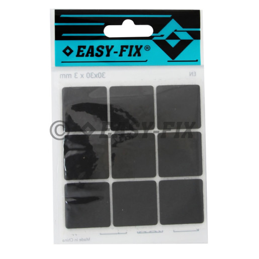 Protecţie pâslă  30x30x3mm Neagră