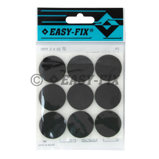 Protecţie pâslă  Ø 30x5mm Neagră