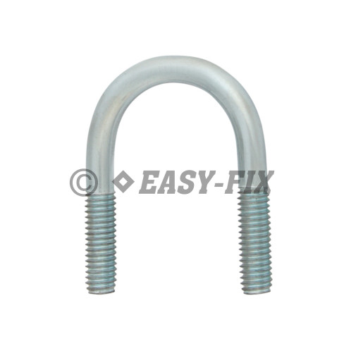 Şurub colier tip U; M 6x 45/20 - Ø 22; 1/2 Inch Zincat Alb (10 buc)