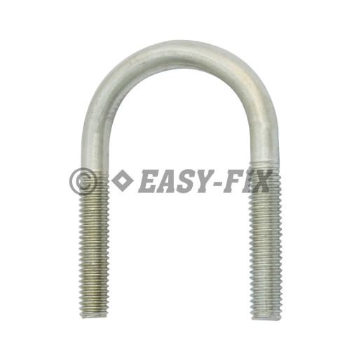 Şurub colier tip U; M 6x 50/25 - Ø 27; 3/4 Inch Zincat Alb