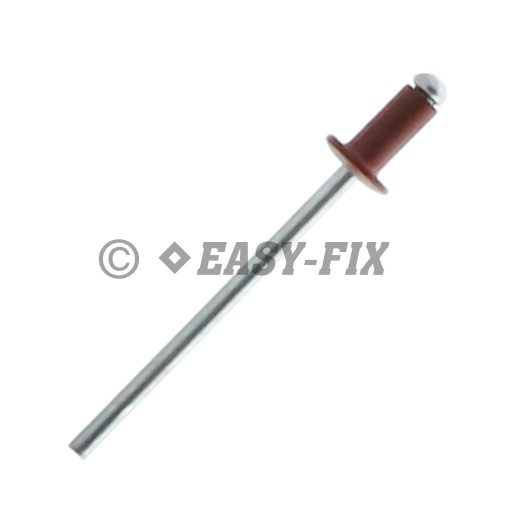 Nituri POP standard Al/Oţel - Ø 3,2x 6,0 mm RAL 3011 -SRC (1.000 buc)