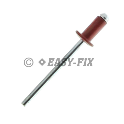 Nituri POP standard Al/Oţel - Ø 4,0x 8,0 mm RAL 3011 -SRC (1.000 buc)
