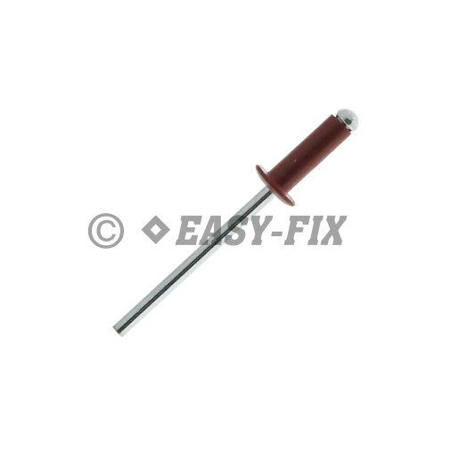 Nituri POP standard Al/Oţel - Ø 4,0x12,0 mm RAL 3011 -SRC (1.000 buc)
