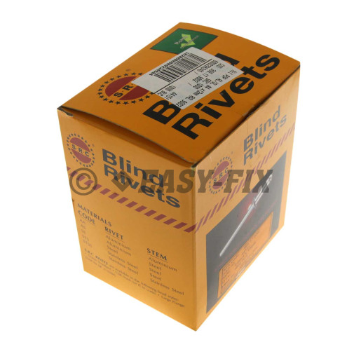 Nituri POP standard Al/Oţel -Ø 4,0x12 mm RAL 9002-Alb Gri (1.000 buc)