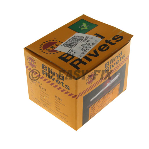 Nituri POP standard Al/Oţel -Ø 4,8x12 mm RAL 9002-Alb Gri (500 buc)