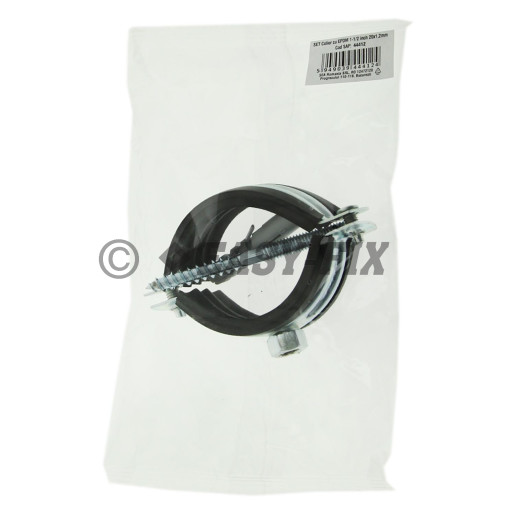 SET Colier pt tevi cu EPDM  1-1/2 inch -banda 20x1,2 mm
