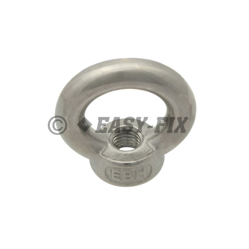Inel de ridicare tip piuliţă DIN 582 - M 6  Inox A2 (25 buc)