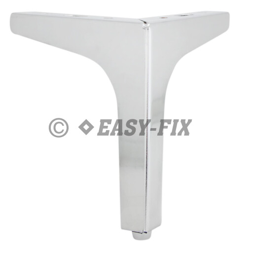 Picior metalic triunghiular pentru mobila  445.27 - 150mm - Cromat