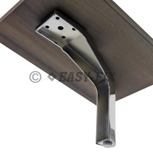 Picior metalic pentru mobila  445.33 - 180mm - Cromat