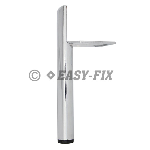 Picior metalic cilindric pentru mobila  445.35 - 180mm - Cromat