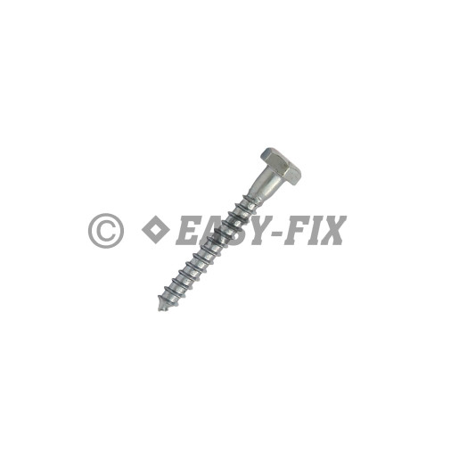 Şurub pt lemn cap hexagonal DIN 571 -  6,0x 45 ZA (200 buc)