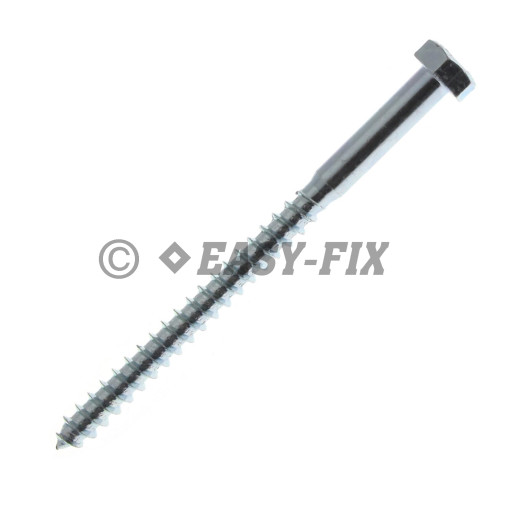 Şurub pt lemn cap hexagonal DIN 571 -  8,0x110 ZA (50 buc)