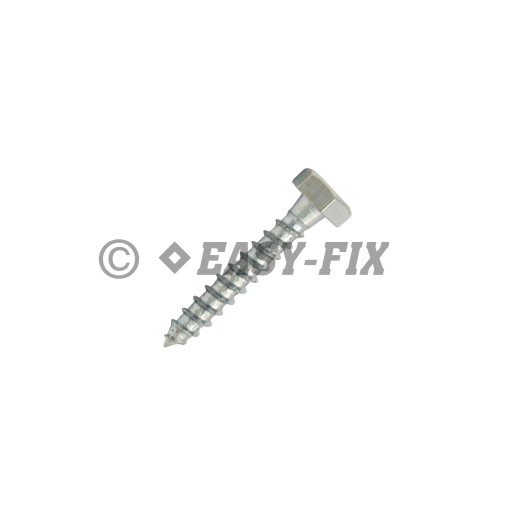 Şurub pt lemn cap hexagonal DIN 571 - 10,0x 60 ZA (50 buc)