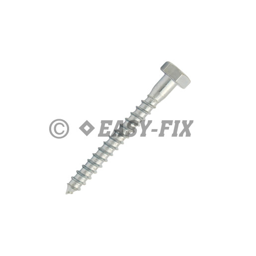 Şurub pt lemn cap hexagonal DIN 571 - 10,0x 90 ZA (50 buc)