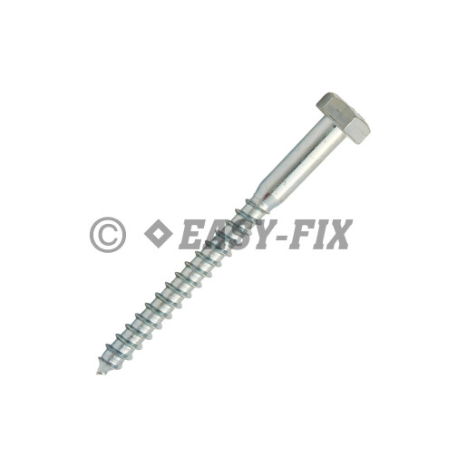 Şurub pt lemn cap hexagonal DIN 571 - 10,0x110 ZA (50 buc)