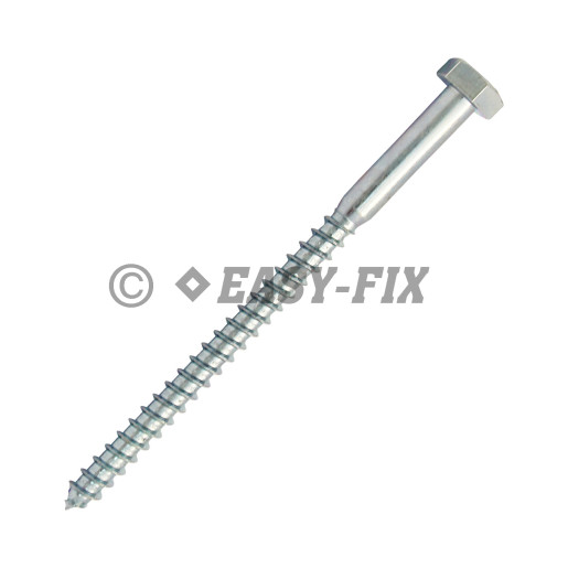 Şurub pt lemn cap hexagonal DIN 571 - 10,0x150 ZA (25 buc)