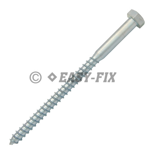 Şurub pt lemn cap hexagonal DIN 571 - 12,0x180 ZA (25 buc)