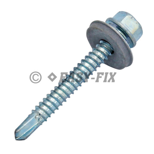 Şurub autoforant DIN 7504K + Şaibă EPDM Ø 14 - 4,8x 16 ZA (100 buc)