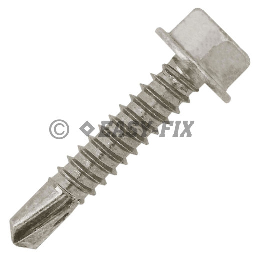 Şurub autoforant cap hex DIN 7504K 6,3x120 ZA SW10 (50 buc)