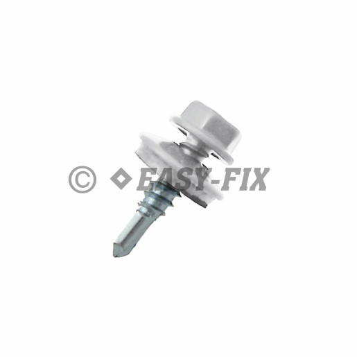 Şurub vopsit DIN 7504K + EPDM Ø16 - 5,5x 25 - RAL 9006 (100 buc)