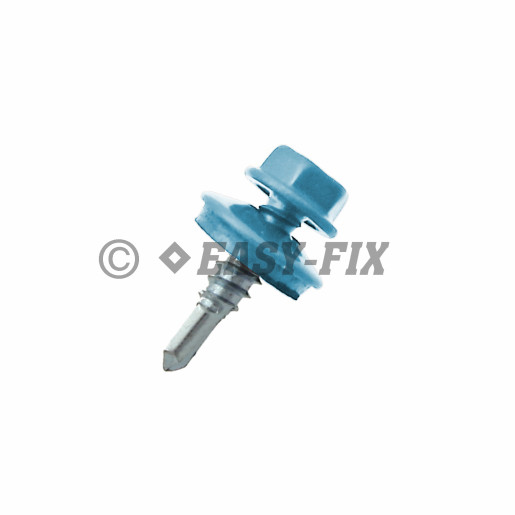 Şurub vopsit DIN 7504K + EPDM Ø19 - 6,3x 25 - RAL 5024 (100 buc)