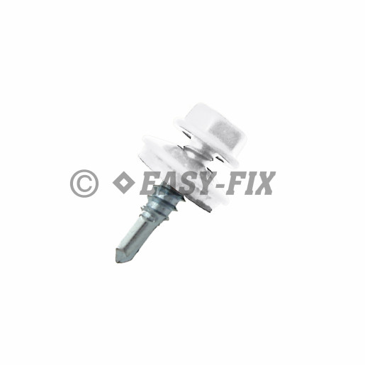 Şurub vopsit DIN 7504K + EPDM Ø19 - 6,3x 25 - RAL 9016 (100 buc)