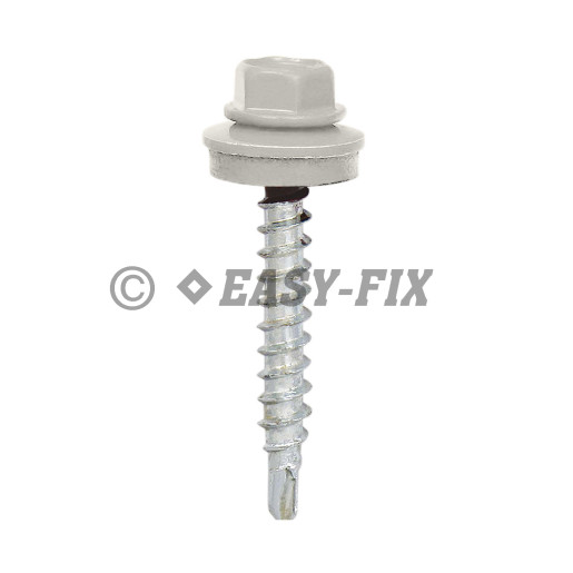 Şurub vopsit DIN 7504K-R + EPDM Ø14 - 4,8x 70 RAL 7044 (100 buc)