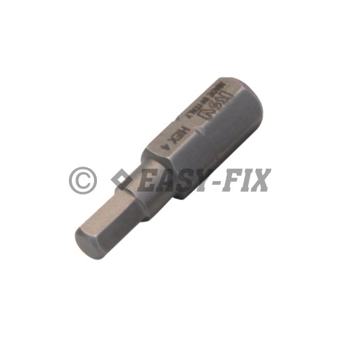 Cap BIT KSV 25mm Hexagon  4mm